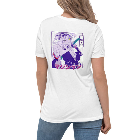 alienaxo - Damen-T-Shirt mit beidseitigem Druck