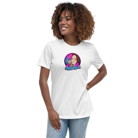crazymel93 - Lockeres Damen-T-Shirt mit Druck