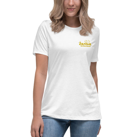 Zarisia - Damen-T-Shirt mit Stick