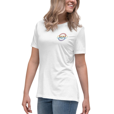 SNIPS1912 - PRIDE Lockeres Damen-T-Shirt mit Stick