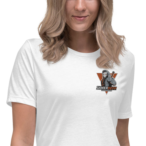 gamerdepptwitch - Damen-T-Shirt mit Stick