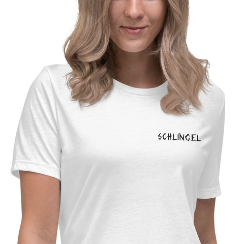 ThomsonGehtNich - Lockeres Damen-T-Shirt mit Stick