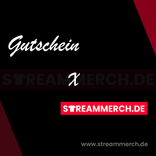 Streammerch.de-Geschenkgutschein - 10,00-100,00 €