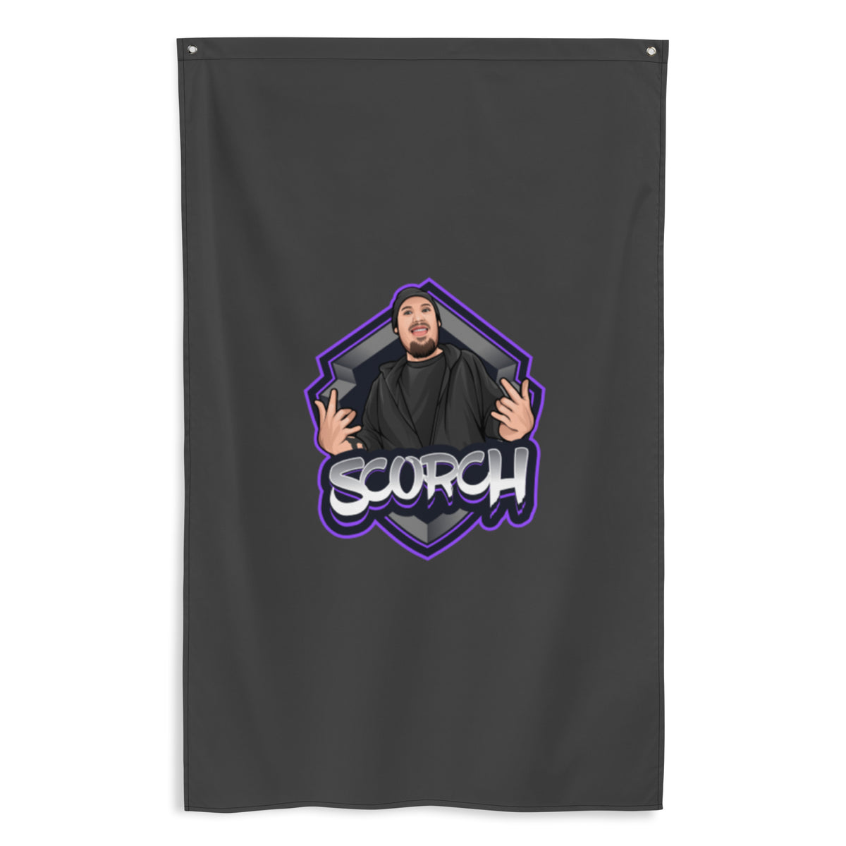 Scorchlabert - Flagge mit Druck