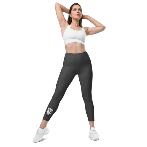 Shannaha92 - Damen-Leggings mit Tasche und Druck