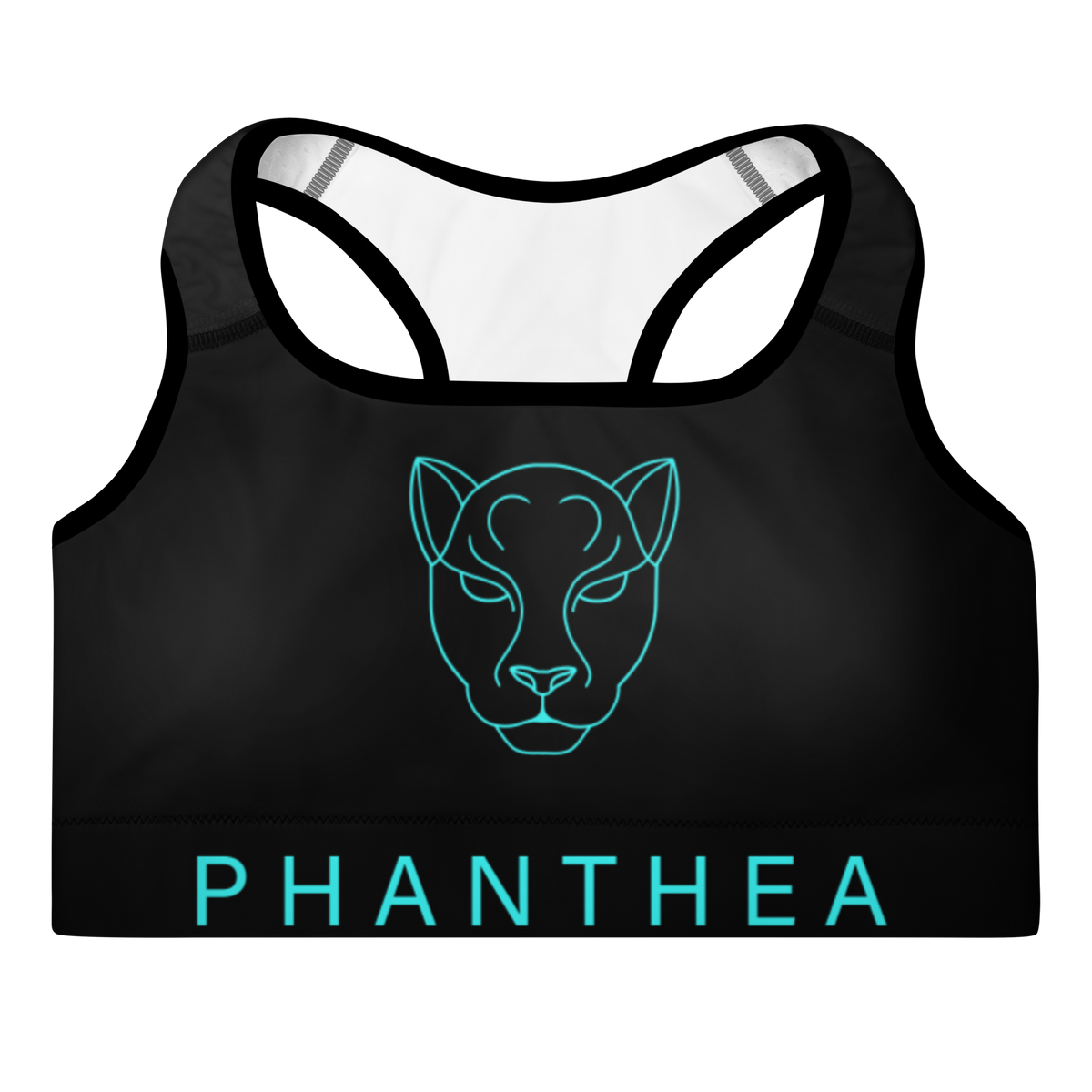 Phanthea - Gefütterter Allover-Sport-BH mit Druck