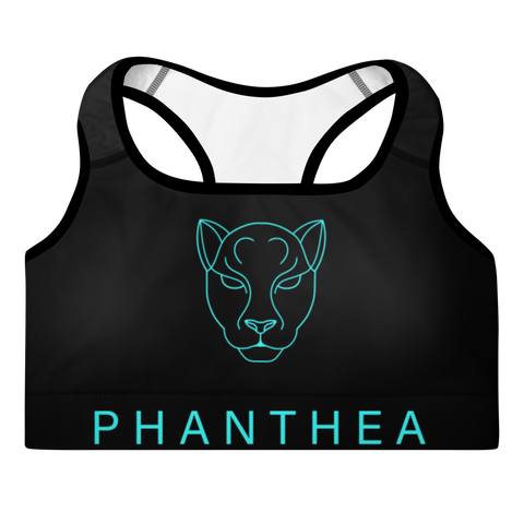 Phanthea - Gefütterter Allover-Sport-BH mit Druck