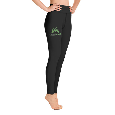 MUTiviert - Yoga-Leggings mit Druck und Innentasche