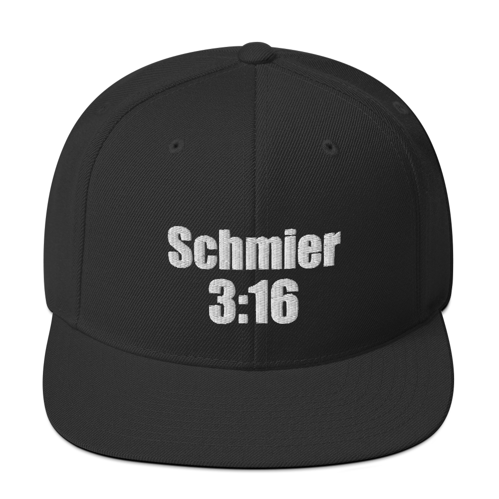 Schmier316 - Snapback Cap mit Stick