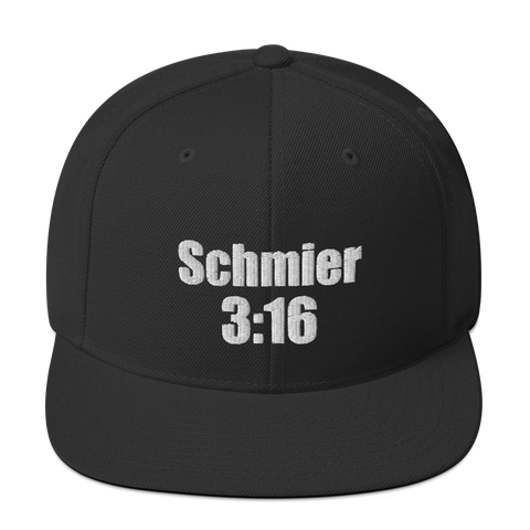 Schmier316 - Snapback Cap mit Stick