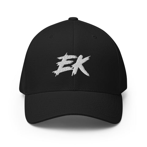 Eumelkater - Flexfit-Cap mit geschl. Rückseite mit Stick
