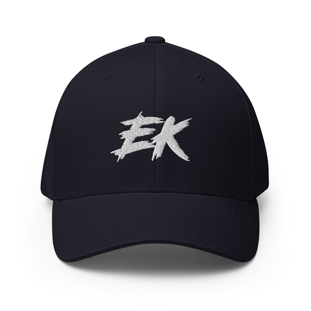 Eumelkater - Flexfit-Cap mit geschl. Rückseite mit Stick