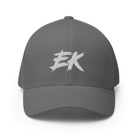 Eumelkater - Flexfit-Cap mit geschl. Rückseite mit Stick