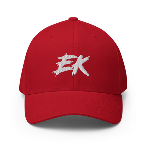 Eumelkater - Flexfit-Cap mit geschl. Rückseite mit Stick