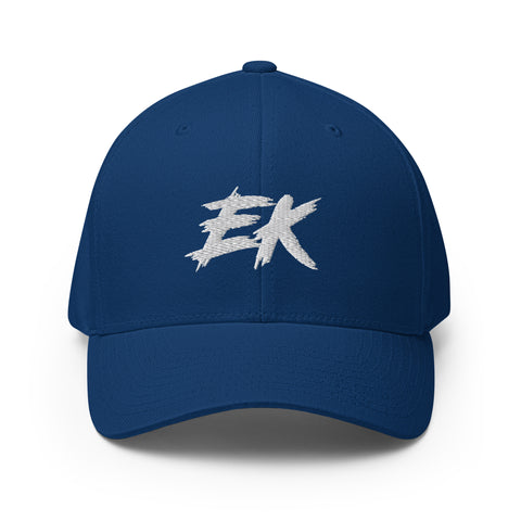 Eumelkater - Flexfit-Cap mit geschl. Rückseite mit Stick