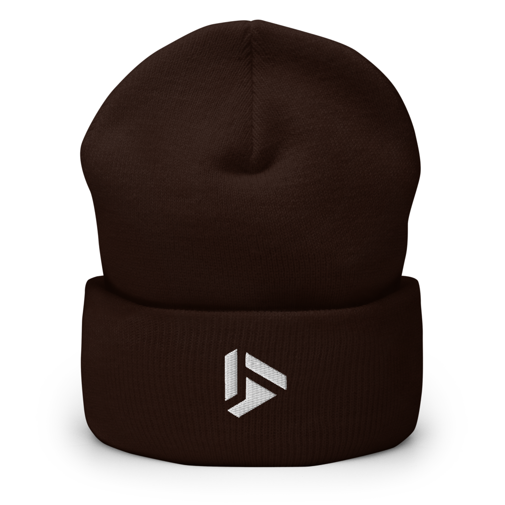 Diesegloria - Beanie Mütze mit Umschlag und Stick