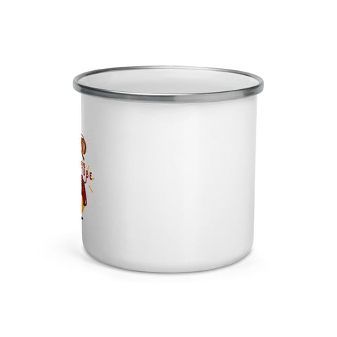 BrannersGuteStube - Emailletasse mit Druck