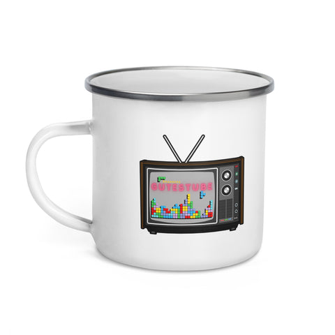 BrannersGuteStube - Emailletasse mit Druck