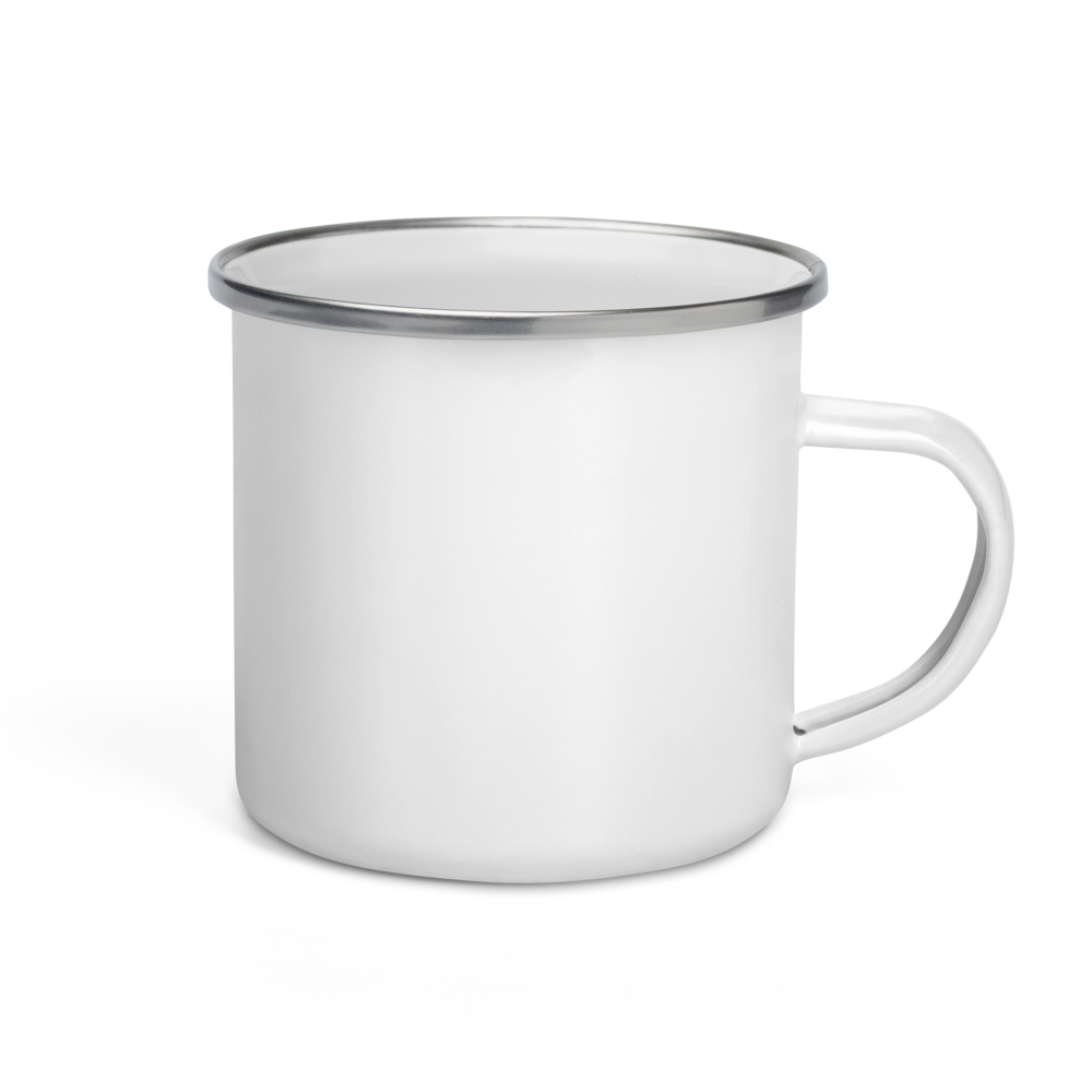 AndyWu - Emailletasse mit Druck