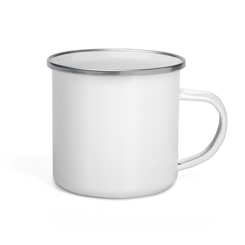 AndyWu - Emailletasse mit Druck