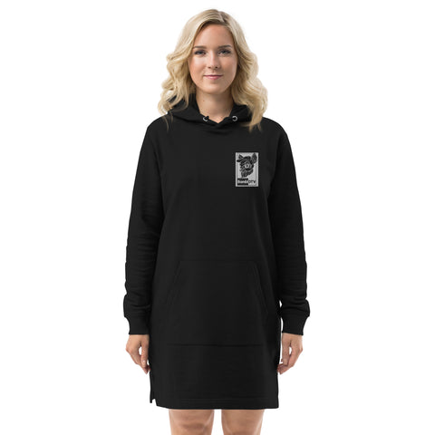 BambiDTV - Damen-Bio-Hoodiekleid mit Stick