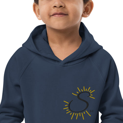 Sunshine_girl1 - Kinder-Bio-Hoodie mit Stick