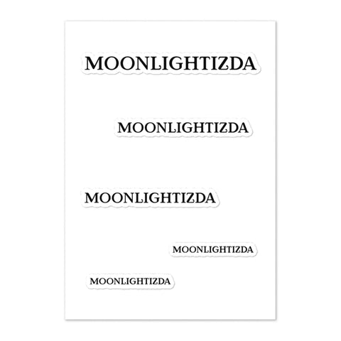 moonlightizda - Sticker-Blatt