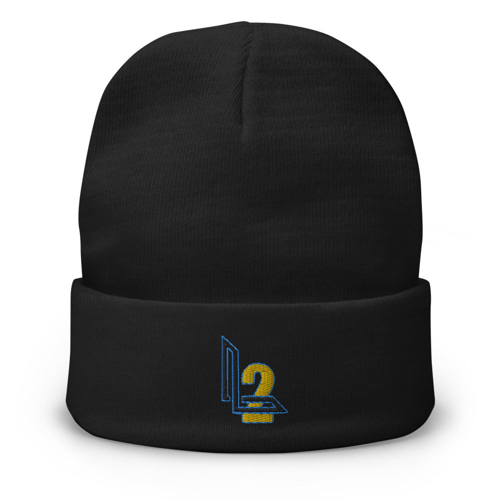 L2TheRoad - Beanie Mütze mit Umschlag und Stick