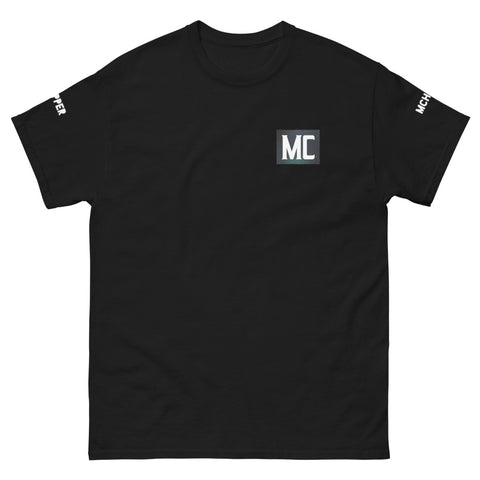 McHopper093 - Dickes Herren-Stoff-T-Shirt mit Druck