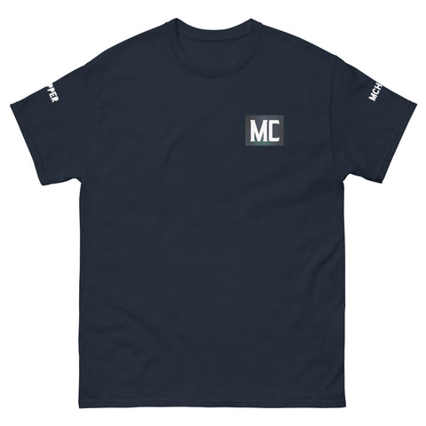 McHopper093 - Dickes Herren-Stoff-T-Shirt mit Druck