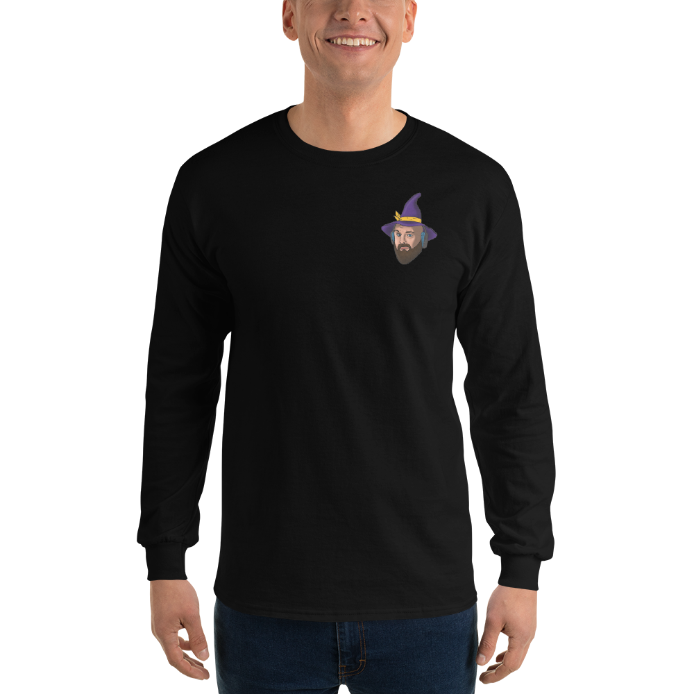 Turbomagier - Herren-Langarmshirt mit Druck