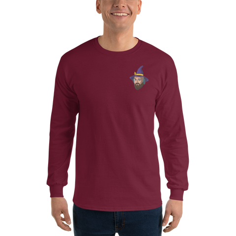Turbomagier - Herren-Langarmshirt mit Druck