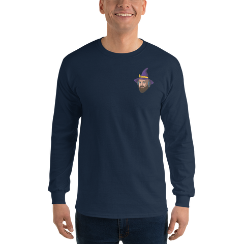 Turbomagier - Herren-Langarmshirt mit Druck