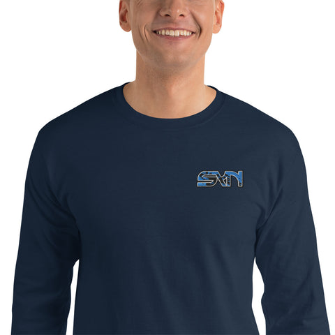 SYN CLAN - Herren-Langarmshirt mit Stick