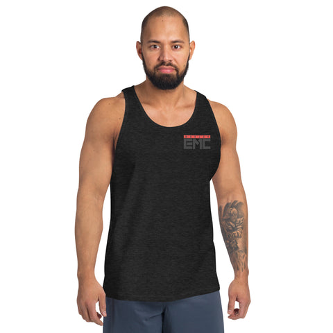 Twitcherlab/DJ-EMC - Herren-Tank-Top mit schwarzem Druck