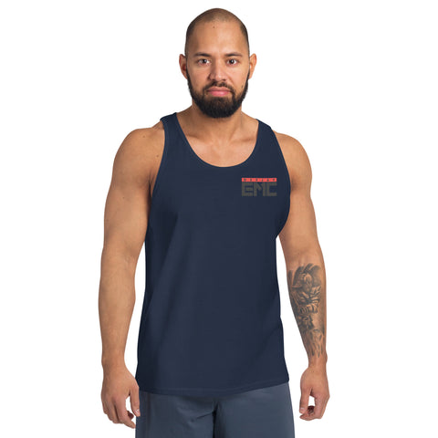 Twitcherlab/DJ-EMC - Herren-Tank-Top mit schwarzem Druck
