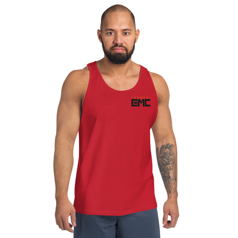 Twitcherlab/DJ-EMC - Herren-Tank-Top mit schwarzem Druck