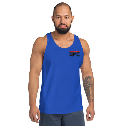 Twitcherlab/DJ-EMC - Herren-Tank-Top mit schwarzem Druck