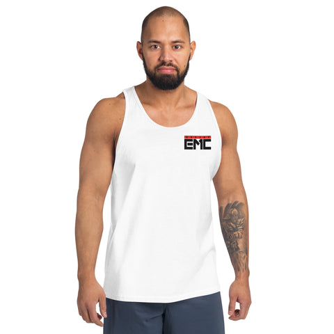 Twitcherlab/DJ-EMC - Herren-Tank-Top mit schwarzem Druck