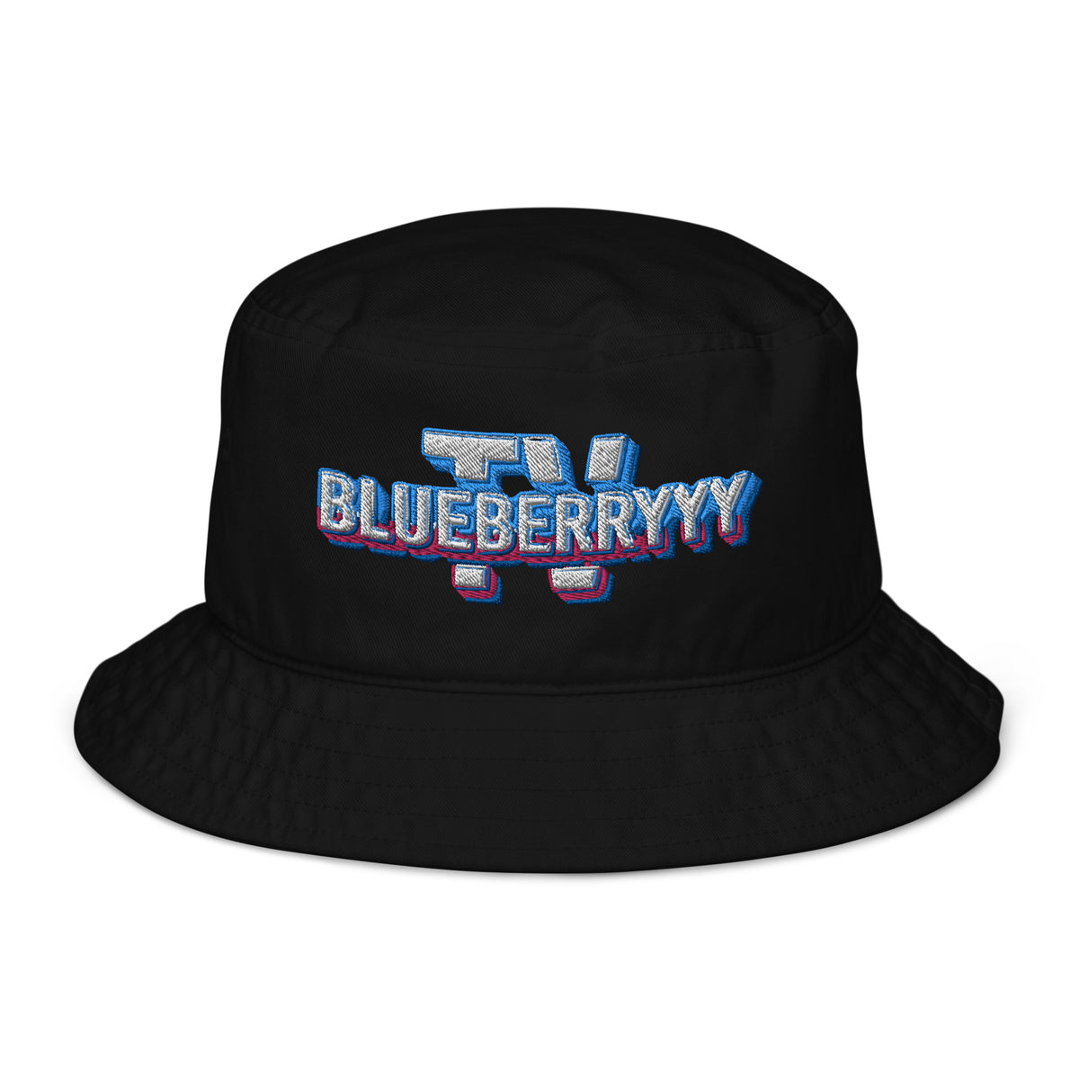 blueberryyy_tv - Fischerhut aus Bio-Baumwolle mit Stick
