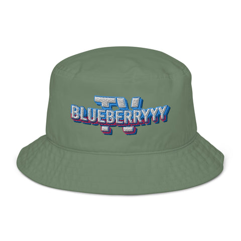blueberryyy_tv - Fischerhut aus Bio-Baumwolle mit Stick
