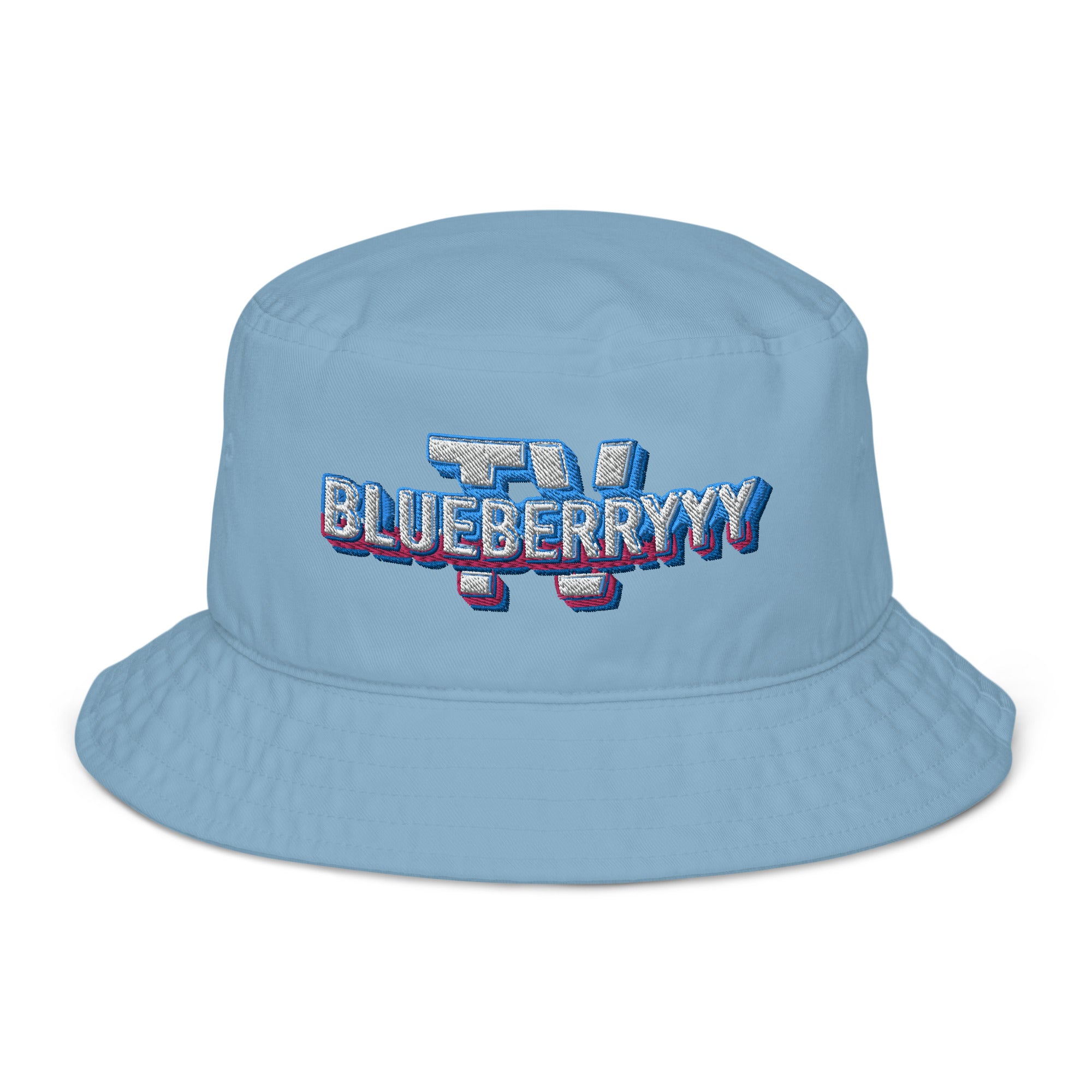 blueberryyy_tv - Fischerhut aus Bio-Baumwolle mit Stick