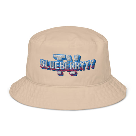 blueberryyy_tv - Fischerhut aus Bio-Baumwolle mit Stick