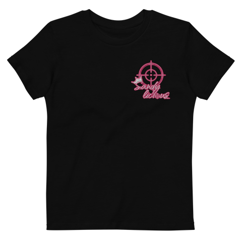 Sandylicious_ - Kinder-T-Shirt aus Bio-Baumwolle mit Stick