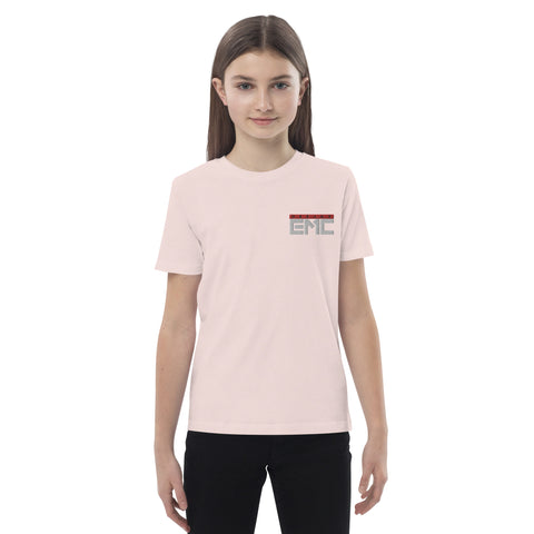 Twitcherlab/DJ-EMC - Kinder-T-Shirt aus Bio-Baumwolle mit Stick