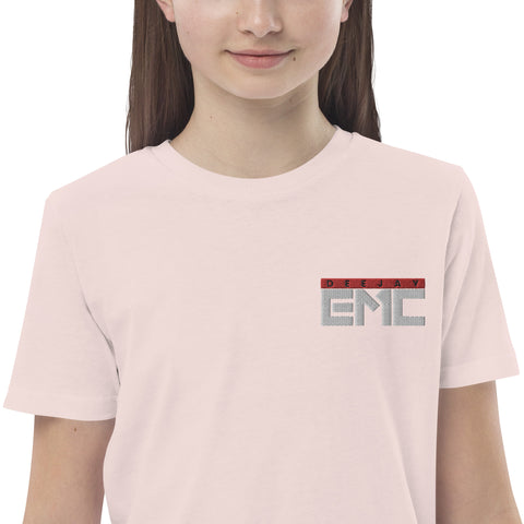 Twitcherlab/DJ-EMC - Kinder-T-Shirt aus Bio-Baumwolle mit Stick