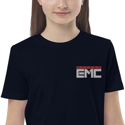 Twitcherlab/DJ-EMC - Kinder-T-Shirt aus Bio-Baumwolle mit Stick
