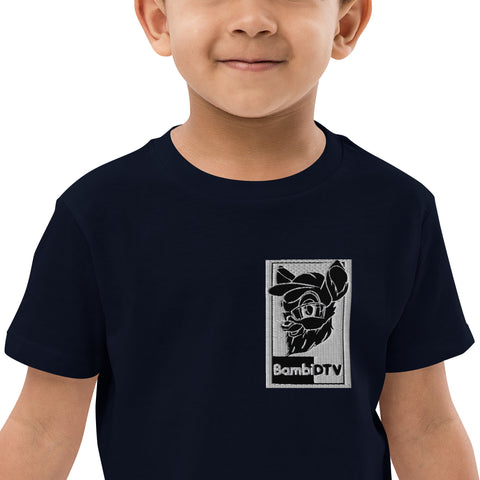 BambiDTV - Kinder-T-Shirt aus Bio-Baumwolle mit Stick