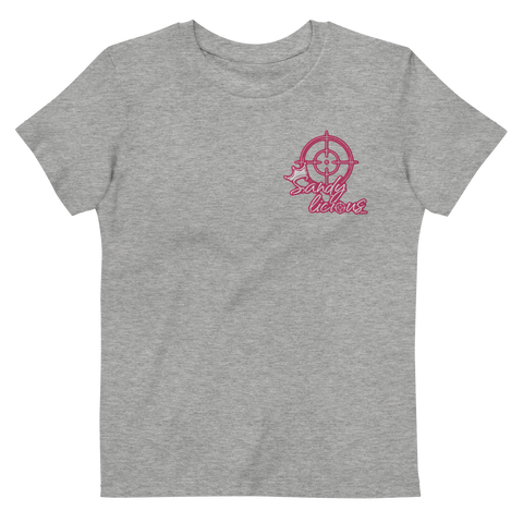 Sandylicious_ - Kinder-T-Shirt aus Bio-Baumwolle mit Stick