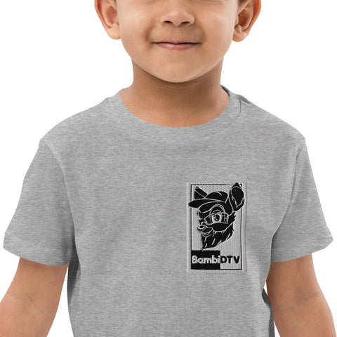 BambiDTV - Kinder-T-Shirt aus Bio-Baumwolle mit Stick